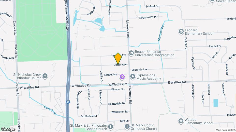 87 Carter Ave Mapa y Detalles de la Ubicación