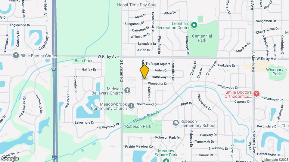 1712 Stratford Dr Map and Location Details