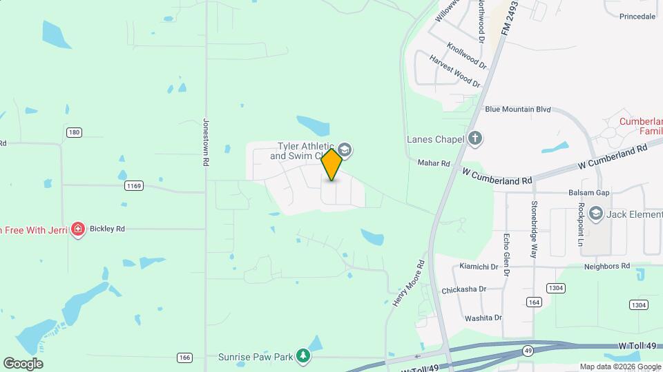 7325 Simms Creek Ct Map and Location Details