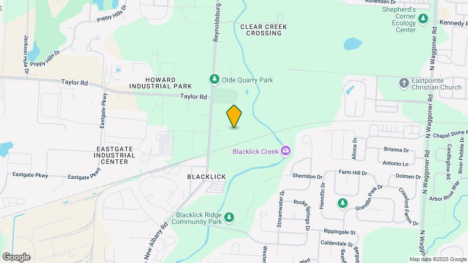 Monarch Blacklick Creek Mapa y Detalles de la Ubicación