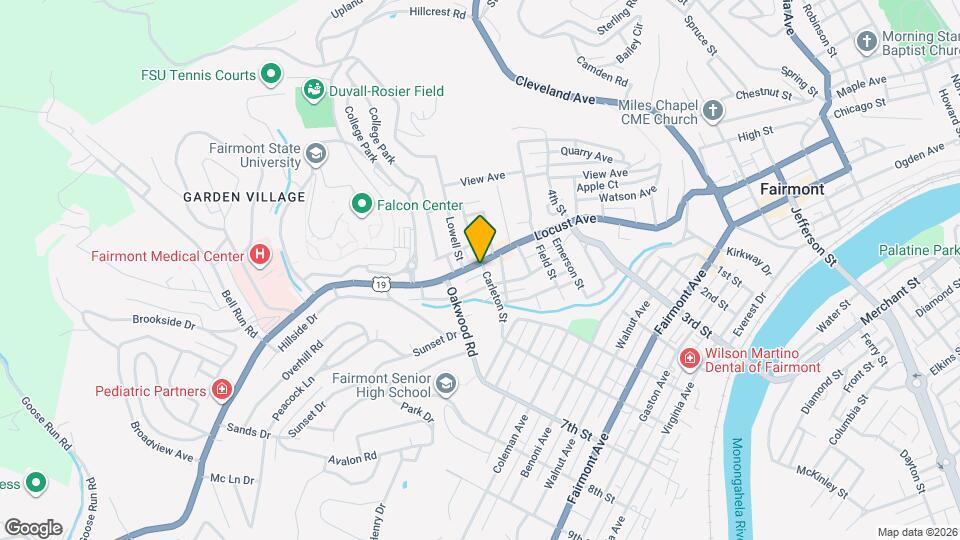 800 Locust Ave Apartments and Nearby Fairmont Apartments For Rent