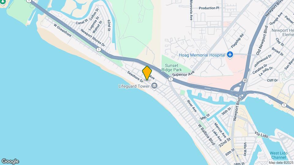 5004 Seashore Dr, Unit A Map and Location Details