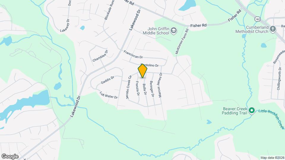 2812 Bolla Dr Map and Location Details