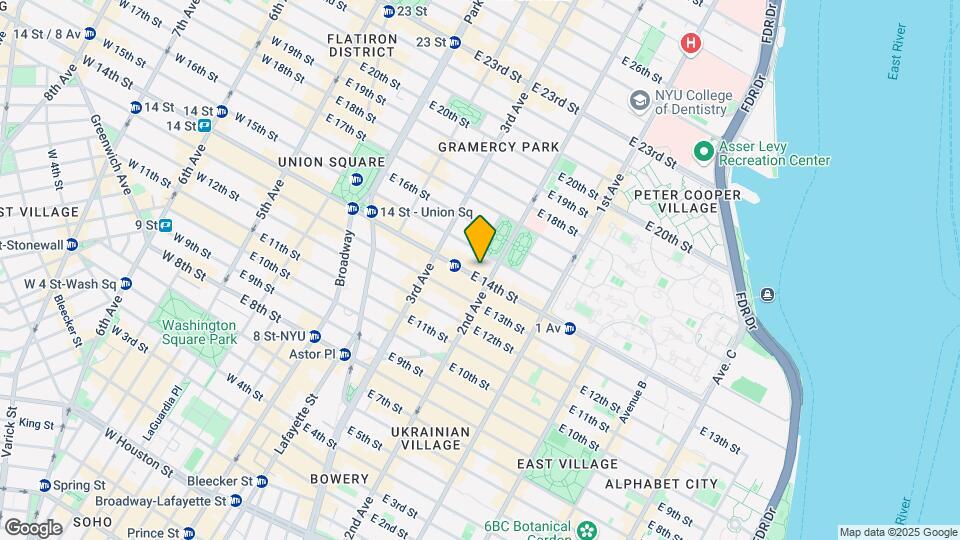 241 E 14th St Map and Location Details