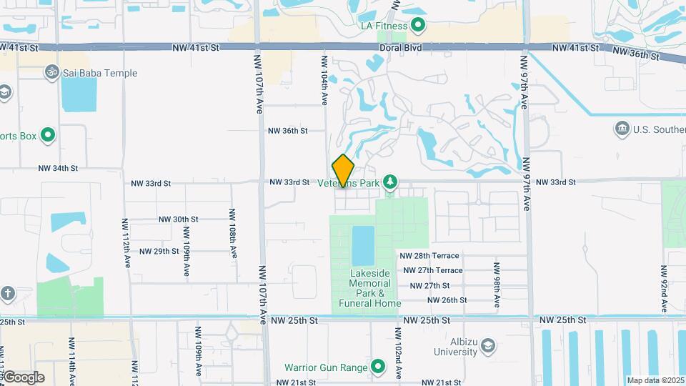 3178 NW 103rd Pl Map and Location Details