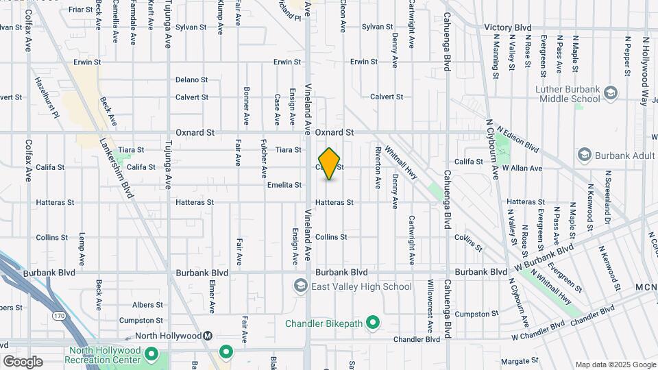 5826 Craner Ave Map and Location Details
