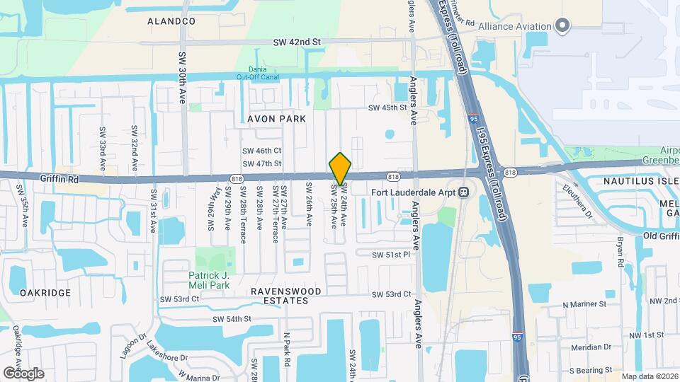 4871 SW 24th Ave Map and Location Details