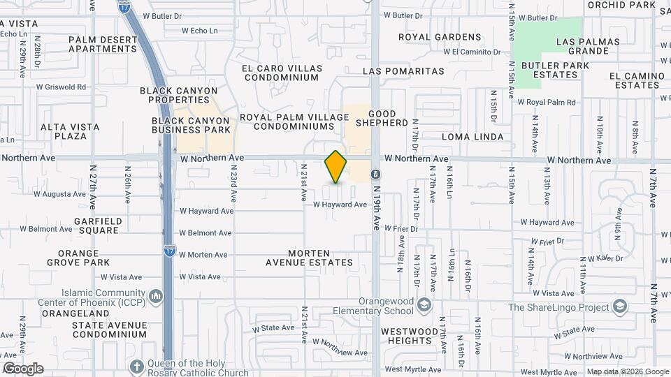 7774 N 20th Ave Map and Location Details