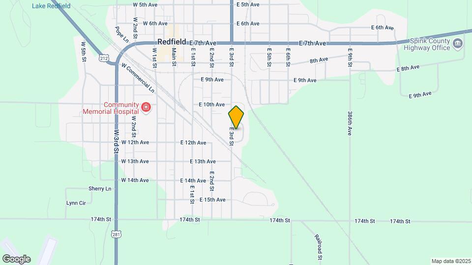 1033 E 3rd St Map and Location Details