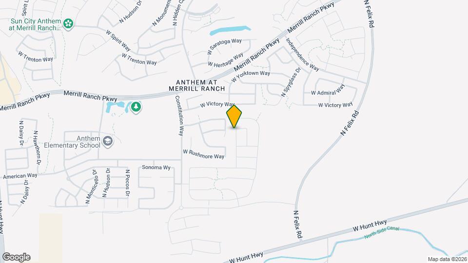 2926 N Coronado Dr Mapa y Detalles de la Ubicación