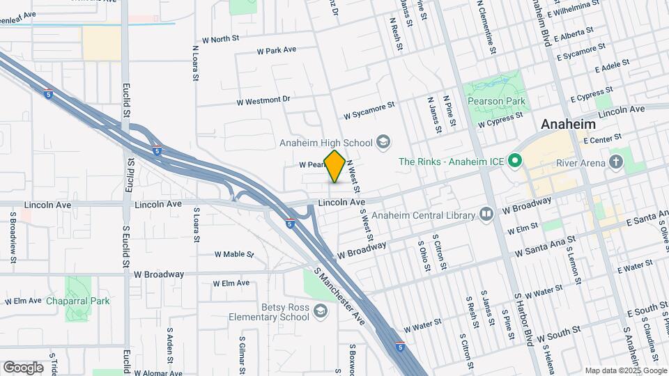 1128 W Diamond St Map and Location Details