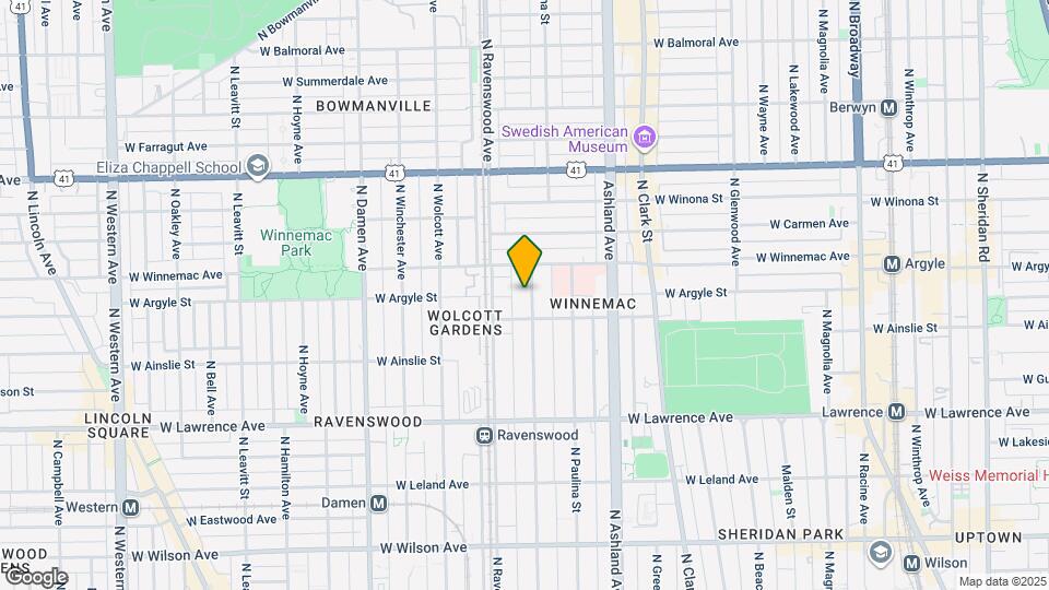 4918 N Hermitage Ave, Unit 2 Map and Location Details