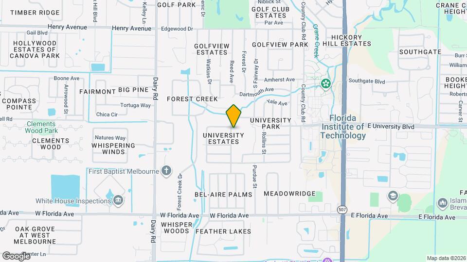 3115 Marshall Dr Map and Location Details