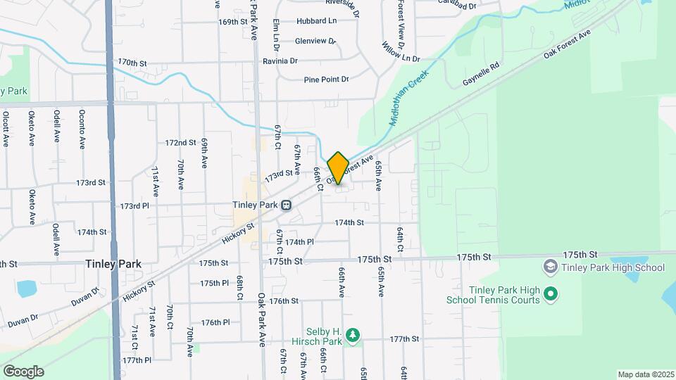 6623 Oak Forest Ave Map and Location Details