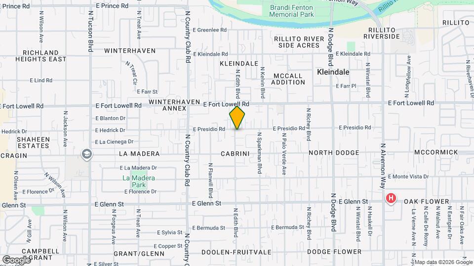 3302 E Presidio Rd, Unit 4450-204 Mapa y Detalles de la Ubicación