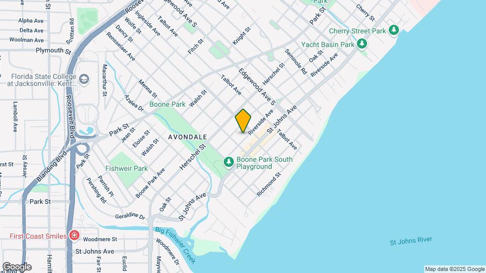 3619 Riverside Ave Map and Location Details