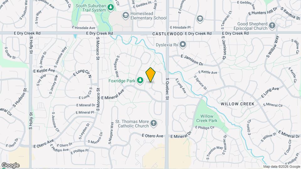 7795 S Poplar Way Map and Location Details