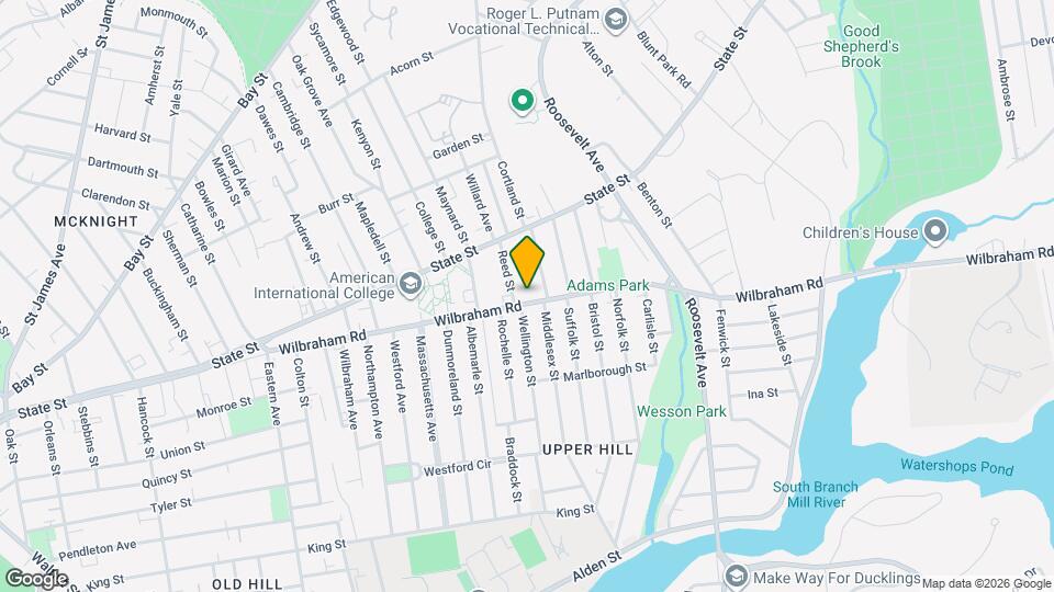 282 Wilbraham Rd, Unit 282 Wilbraham Rd.,Springfield, MA Map and Location Details