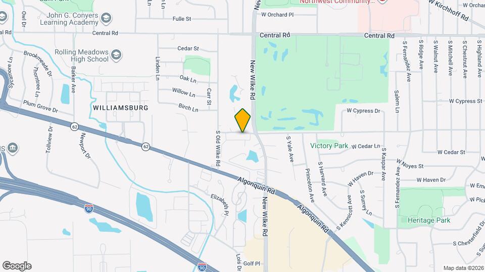 1843 W White Oak St Map and Location Details