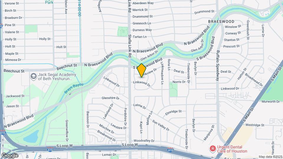 3818 Linkwood Dr Map and Location Details