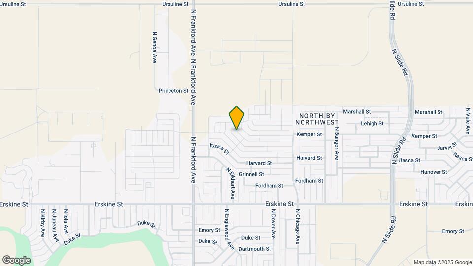 1107 N Englewood Ave Map and Location Details