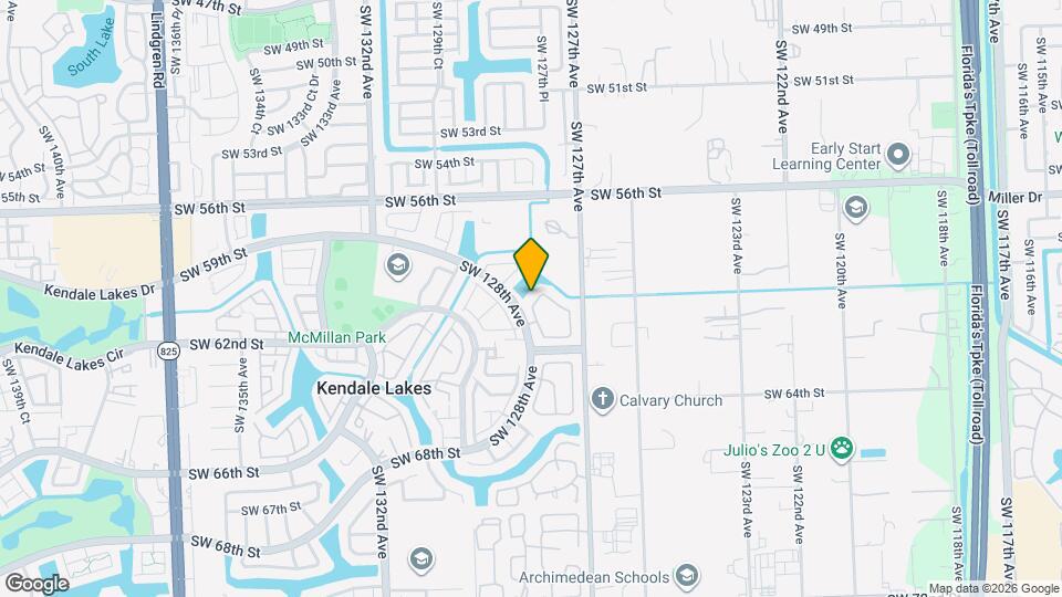 12767 SW 60th Ln Map and Location Details