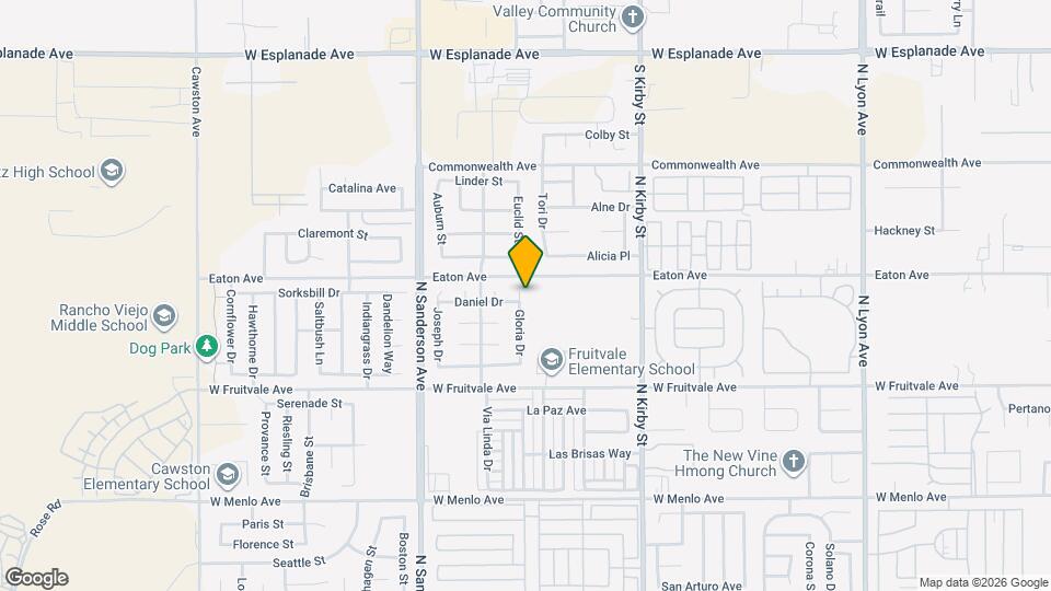 1066 Gloria Dr Map and Location Details