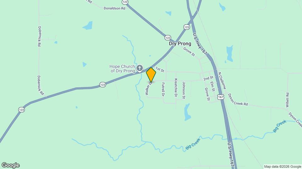 1109 Walker Dr Mapa y Detalles de la Ubicación