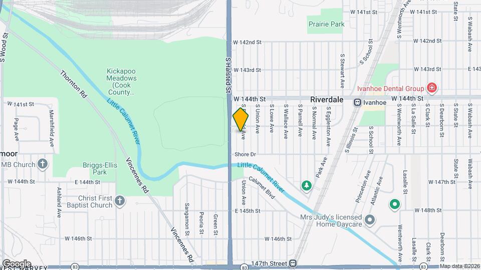 14510 S Emerald Ave Mapa y Detalles de la Ubicación