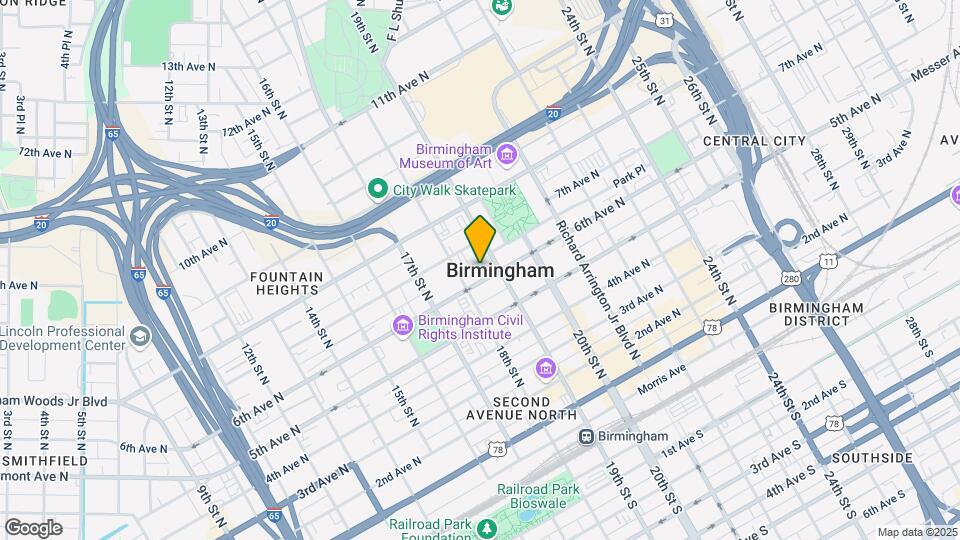 The 600 Map and Location Details