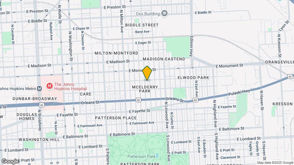 537 N Lakewood Ave Mapa y Detalles de la Ubicación