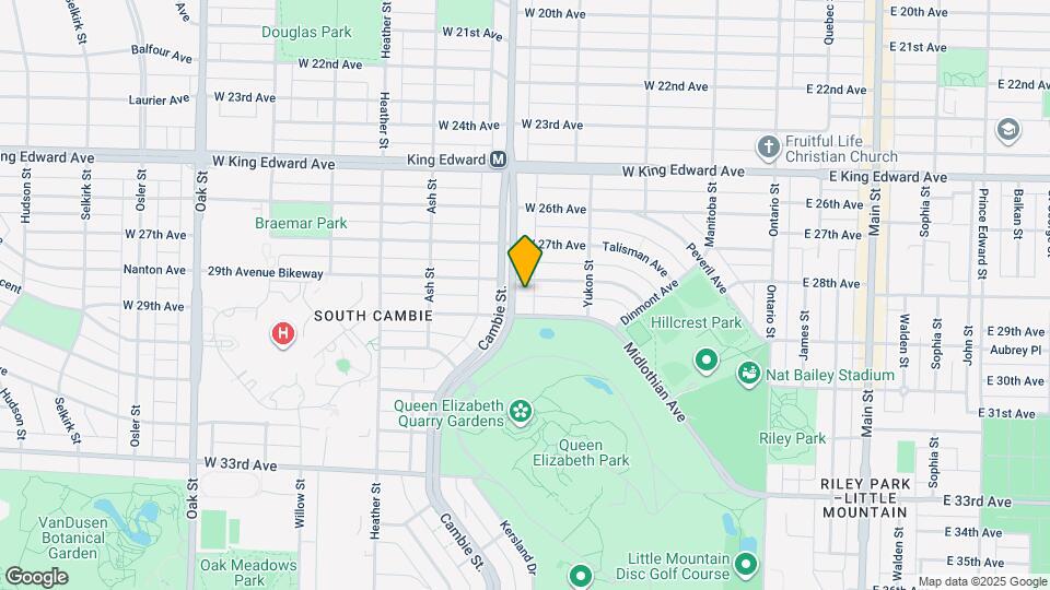 4408 Cambie St Map and Location Details