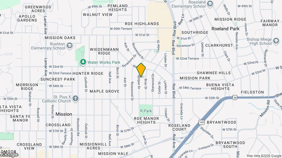 5337 Juniper Dr Map and Location Details