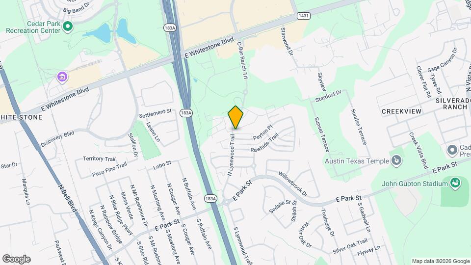 405 N Lynnwood Trail Map and Location Details