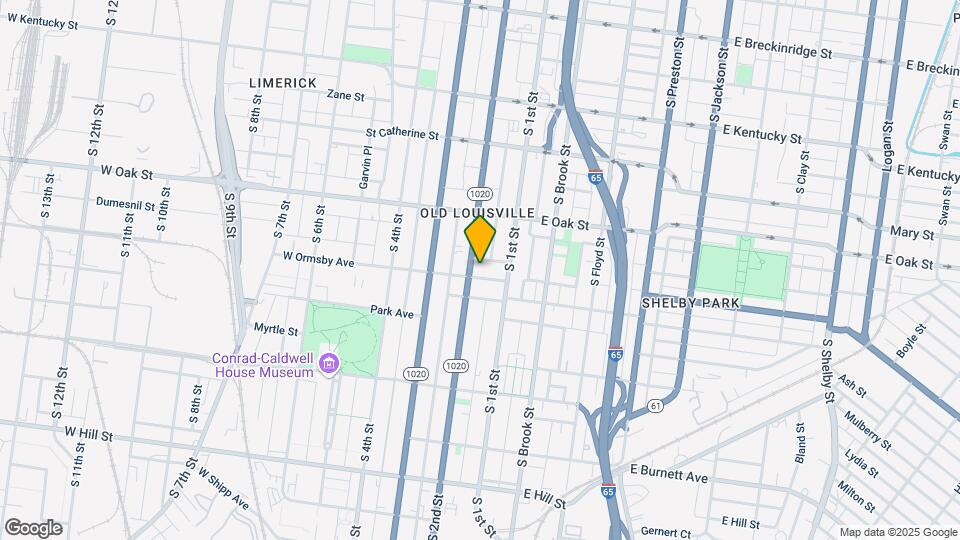 125 W Ormsby St Map and Location Details