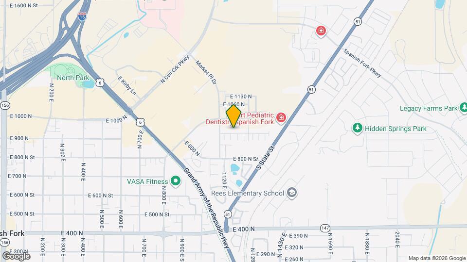1163 E 920 N Mapa y Detalles de la Ubicación