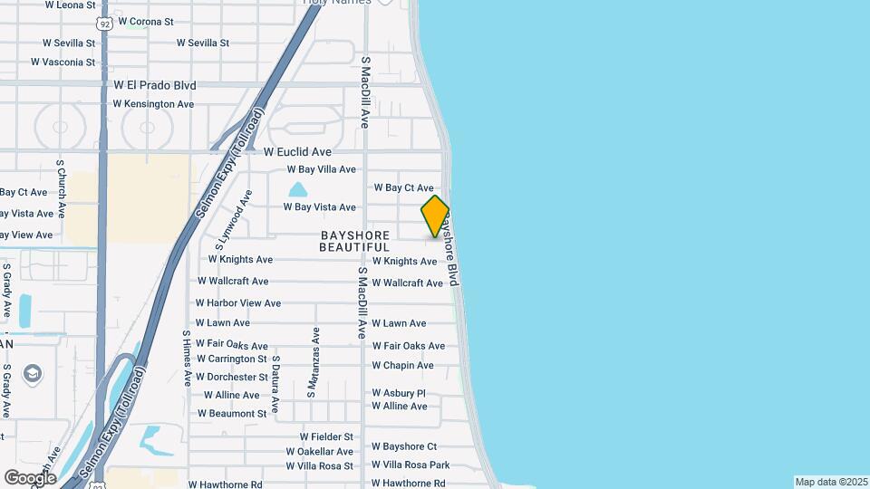 4141 Bayshore Blvd Map and Location Details
