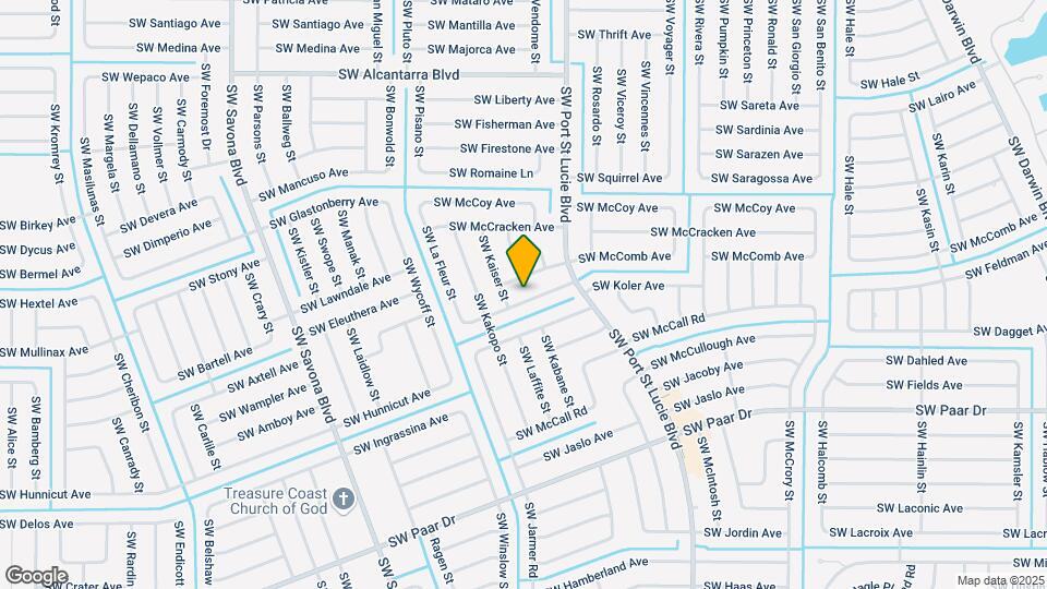971 SW McComkle Ave Map and Location Details