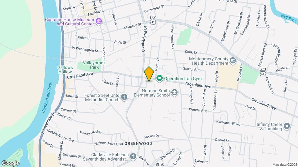 715 Elder St Map and Location Details