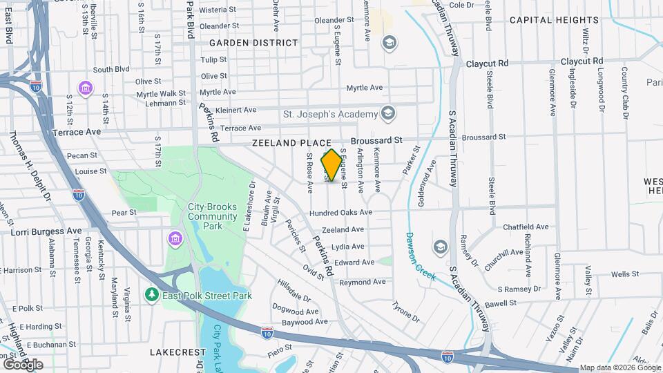 1601 Letitia St Map and Location Details