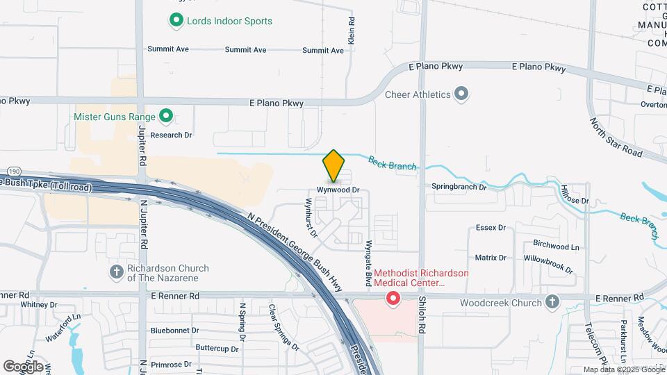 3313 Wynwood Dr Map and Location Details