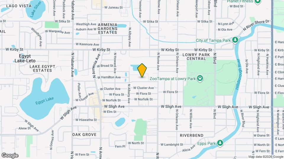 1809 W Crawford St Map and Location Details