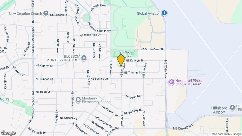 1753 NE 17th Ave Map and Location Details