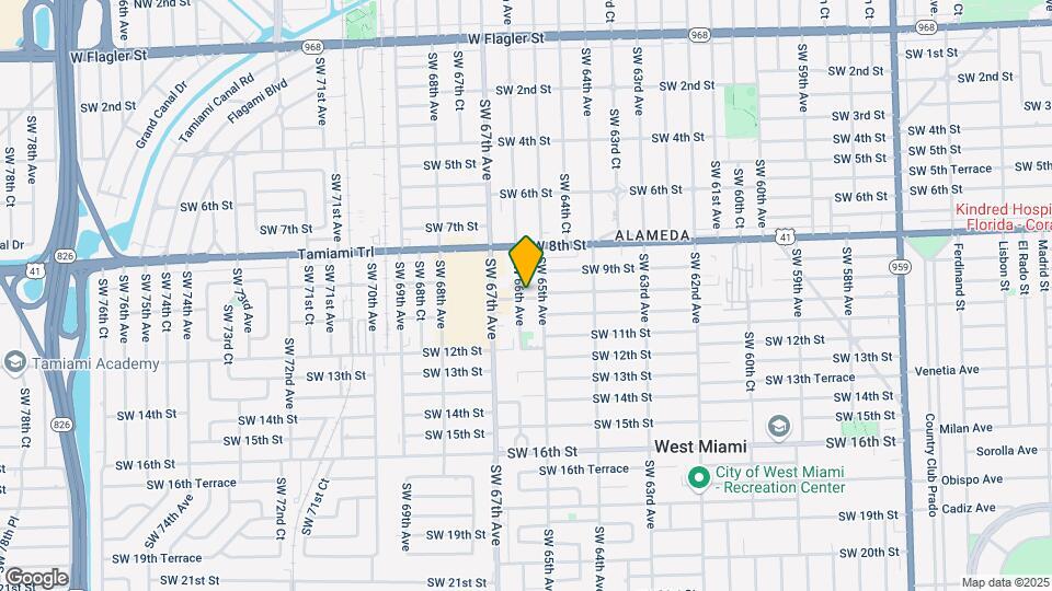 943 SW 66th Ave Map and Location Details