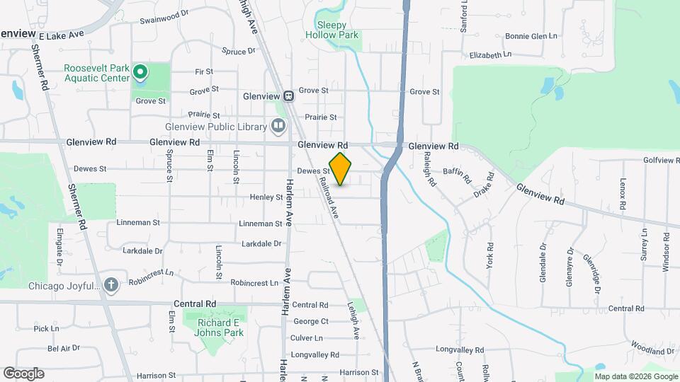 1760 Henley St Map and Location Details