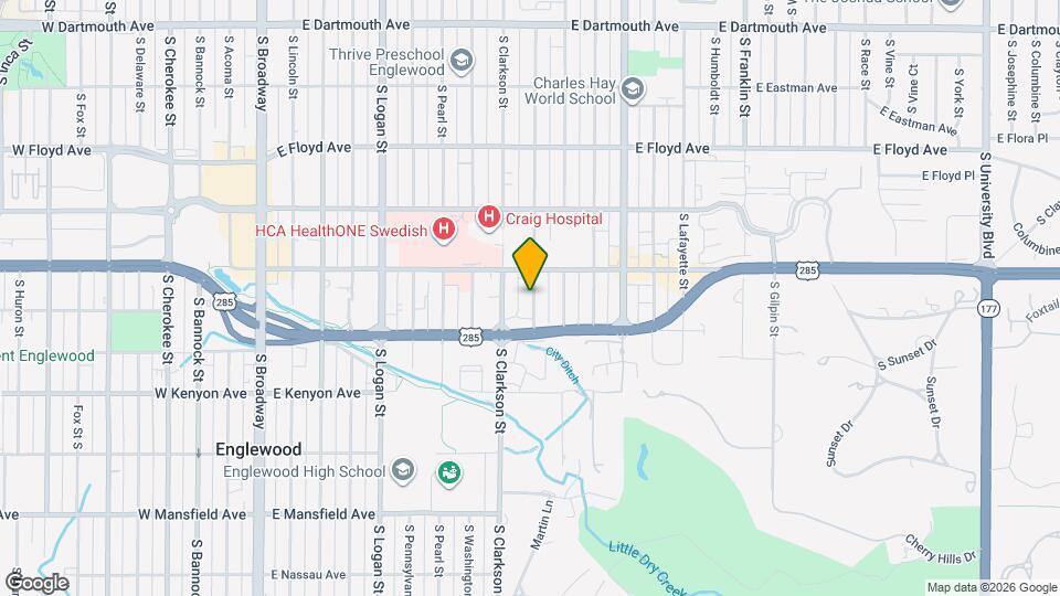 3541 S Emerson St Map and Location Details