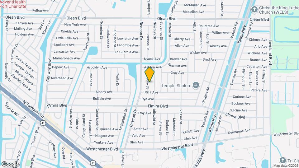 3304 Glencove St Mapa y Detalles de la Ubicación