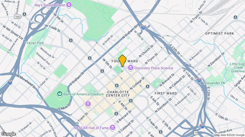 229 N Church St Map and Location Details