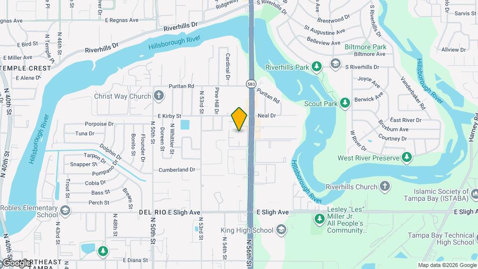 7600 Abbey Ln Map and Location Details