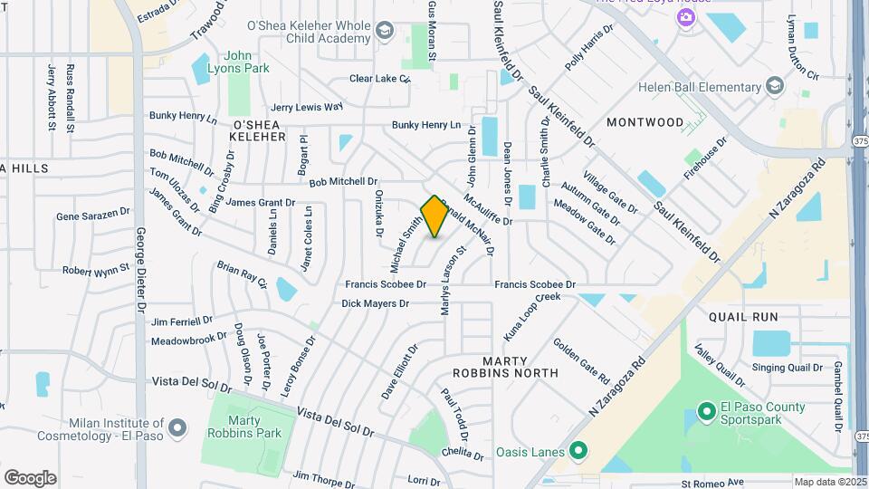 1755 Judith Resnik Dr Map and Location Details